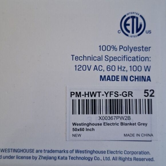 Westinghouse Wearable Heated Throw Blanket Wrap Poncho Shawl Dark Gray Gift - Picture 3 of 3